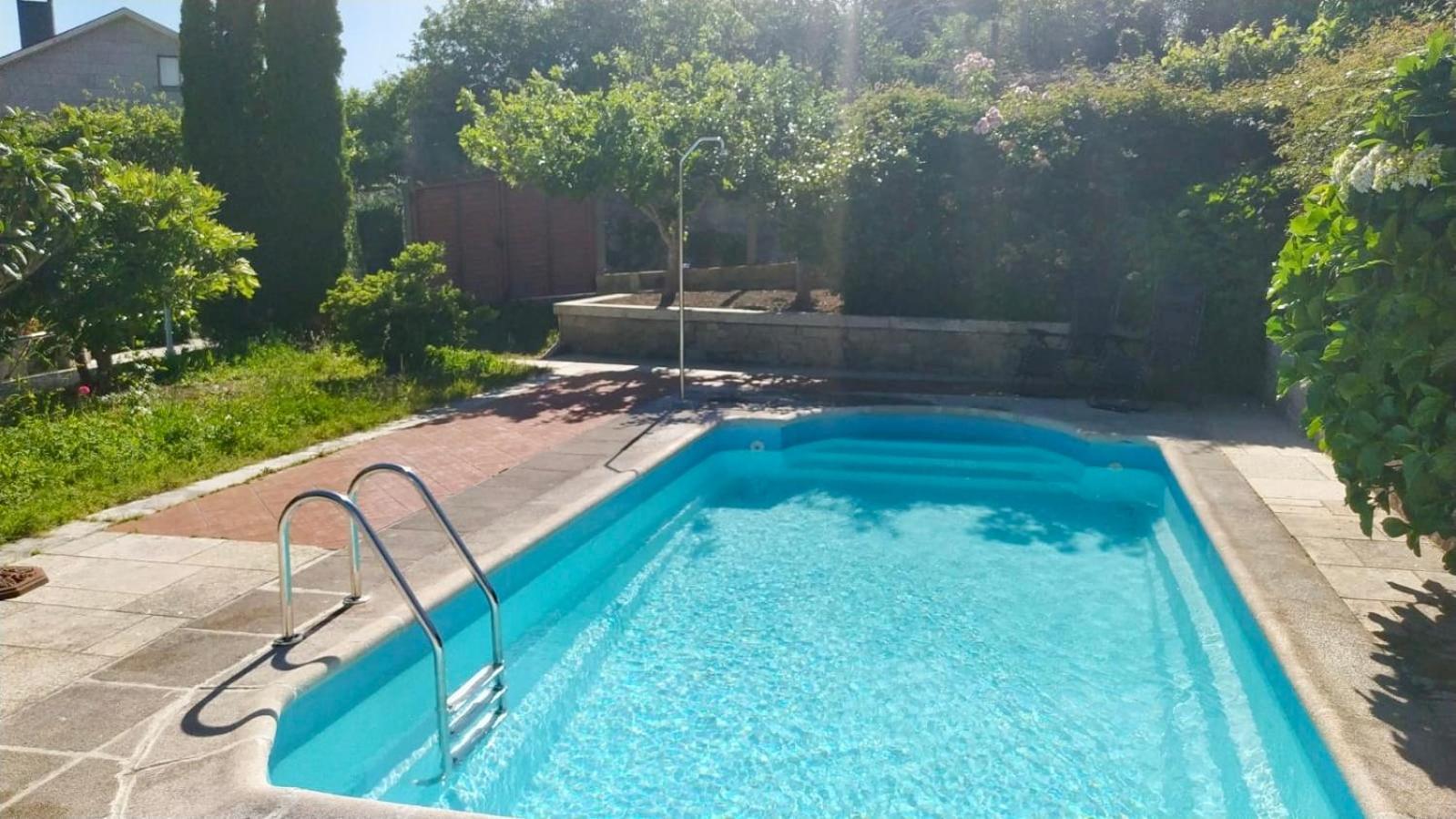 Apartamento Con Jardin Y Piscina Temporada Verano Privados Samieira Exteriör bild